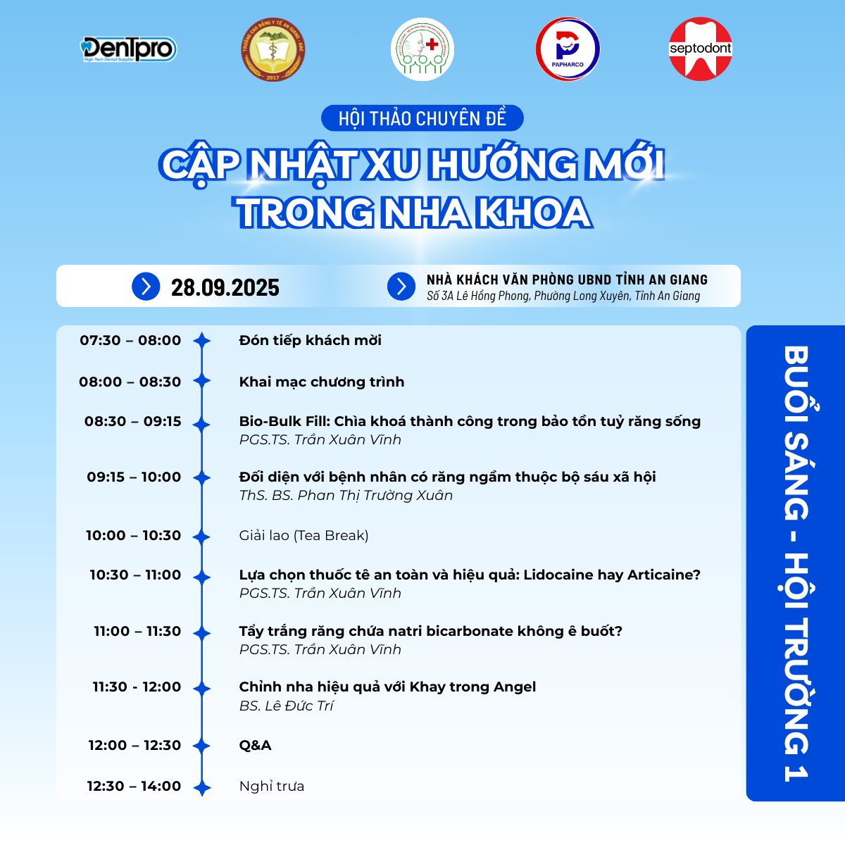 Hội thảo Cập nhật xu hướng mới trong nha khoa-An Giang