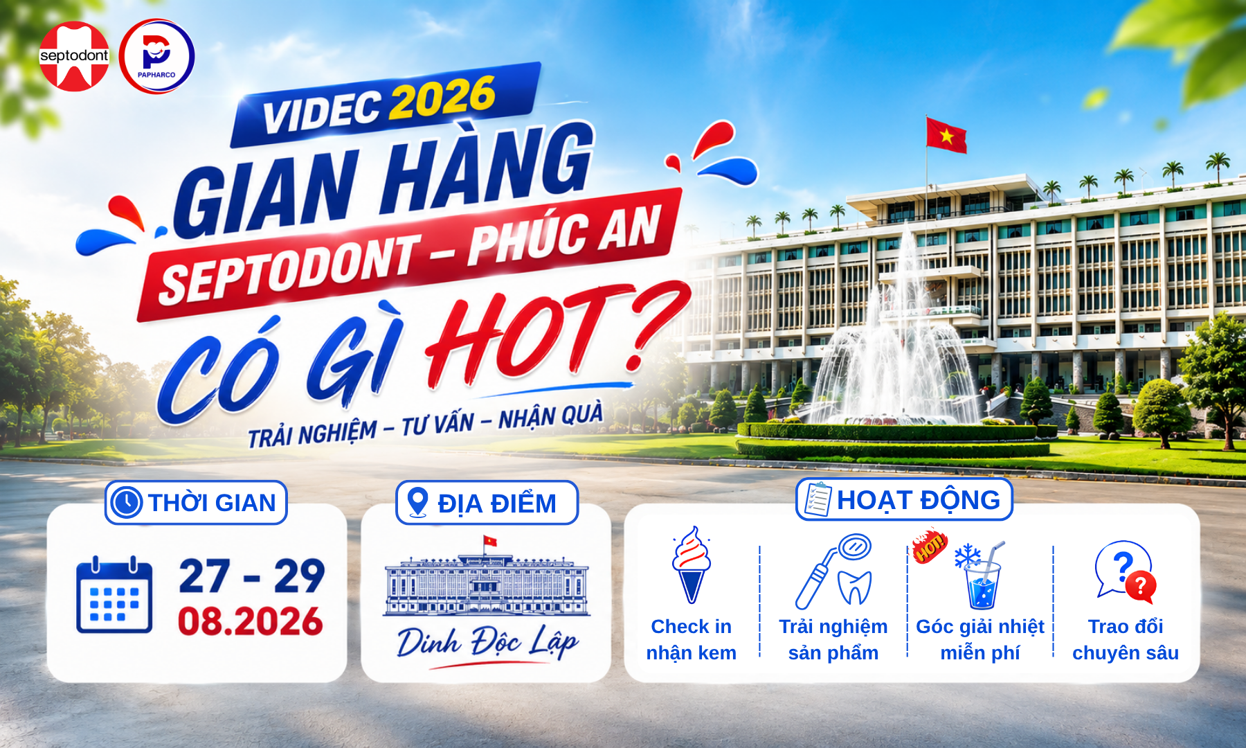 CÁC HOẠT ĐỘNG TẠI GIAN HÀNG SEPTODONT - PHÚC AN TRONG VIDEC 2026