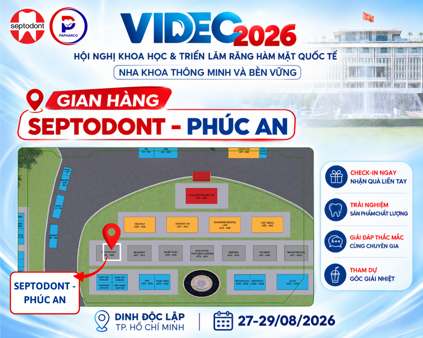 VỊ TRÍ GIAN HÀNG SEPTODONT - PHÚC AN